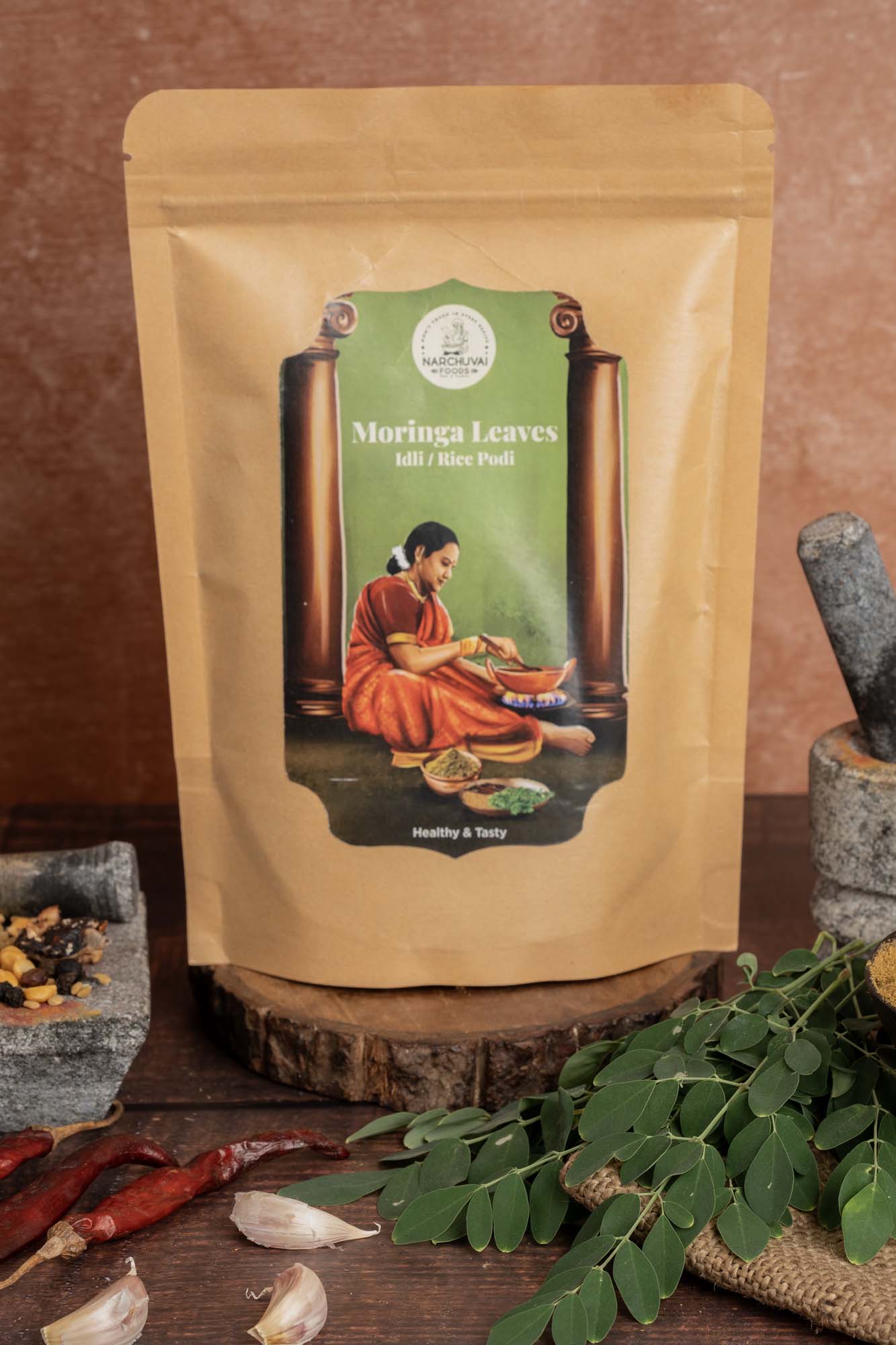 Moringa Leaves Idly Podi