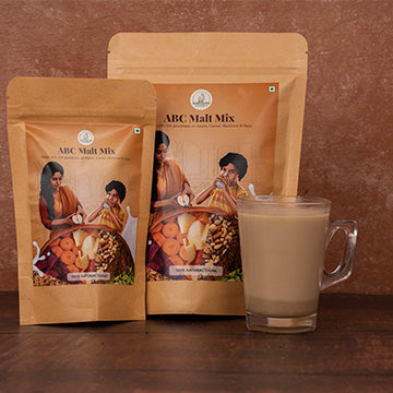 Kids Combo (ABC Malt Mix + Sprouted Millet Grain Health Mix + Assorted Millet Laddoos + Rose Honey Gulkhand)