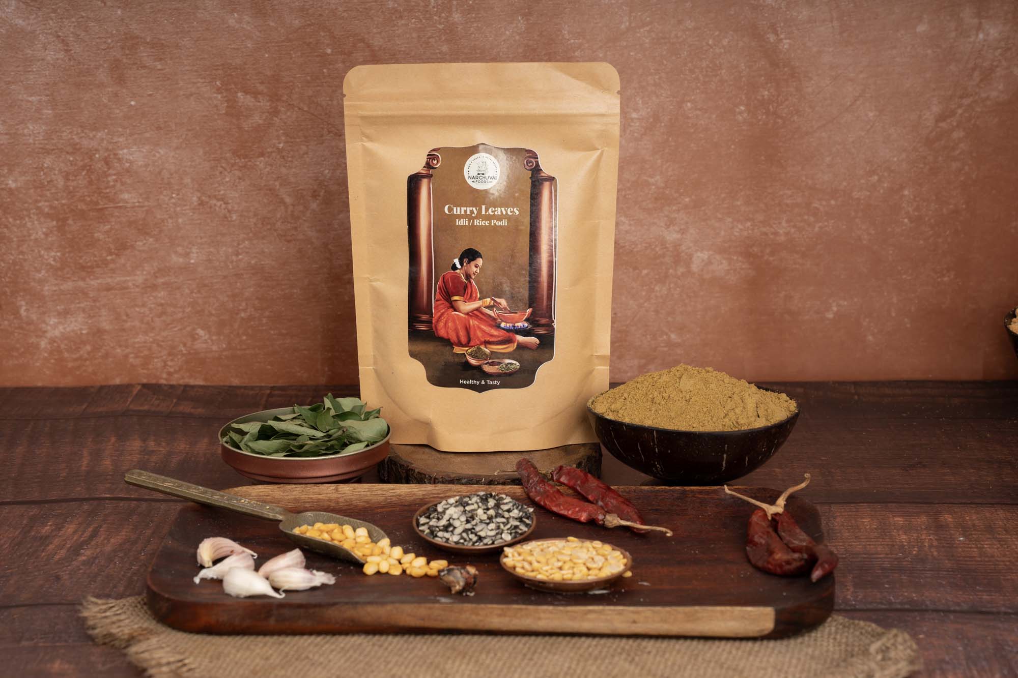 curry leaves idli podi