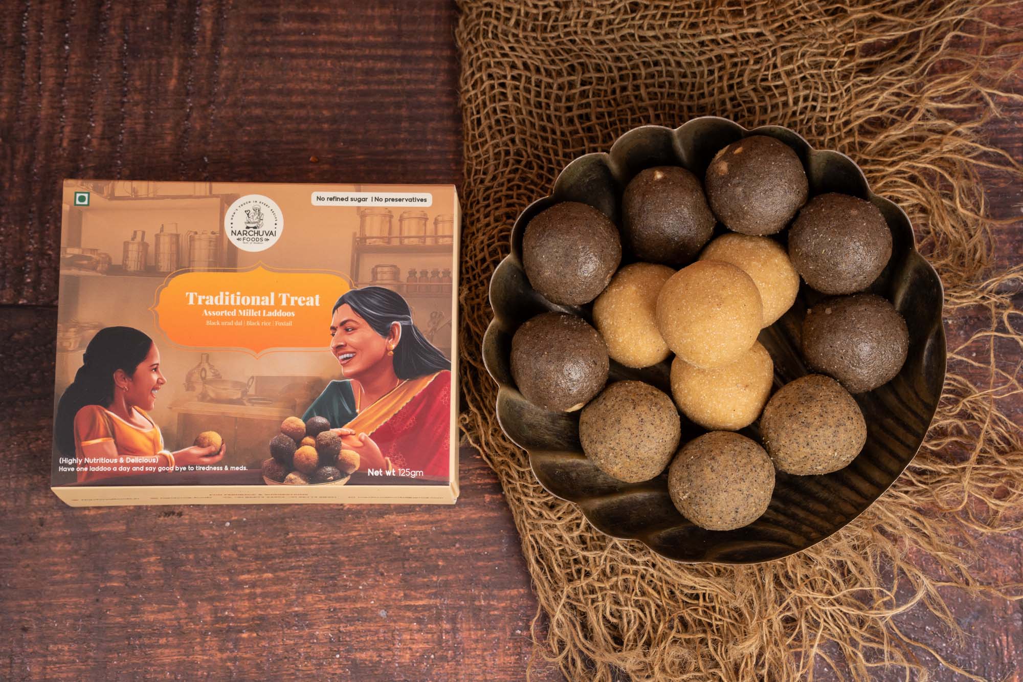 healthy millet laddu