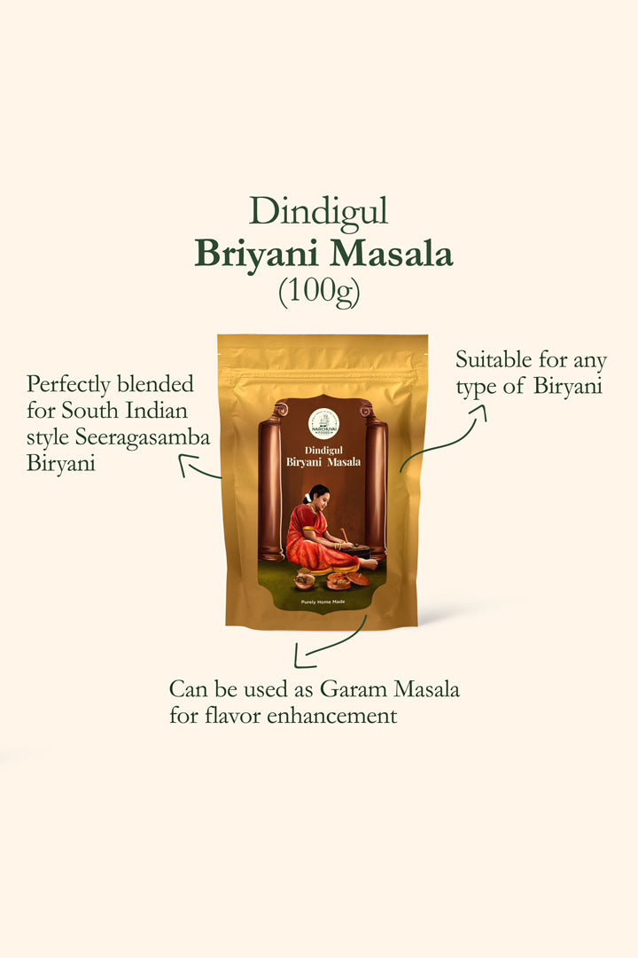 Chettinad Combo (Chettinad Sambar Masala + Karaikudi Curry Masala + Dindigul  Biryani Masala)