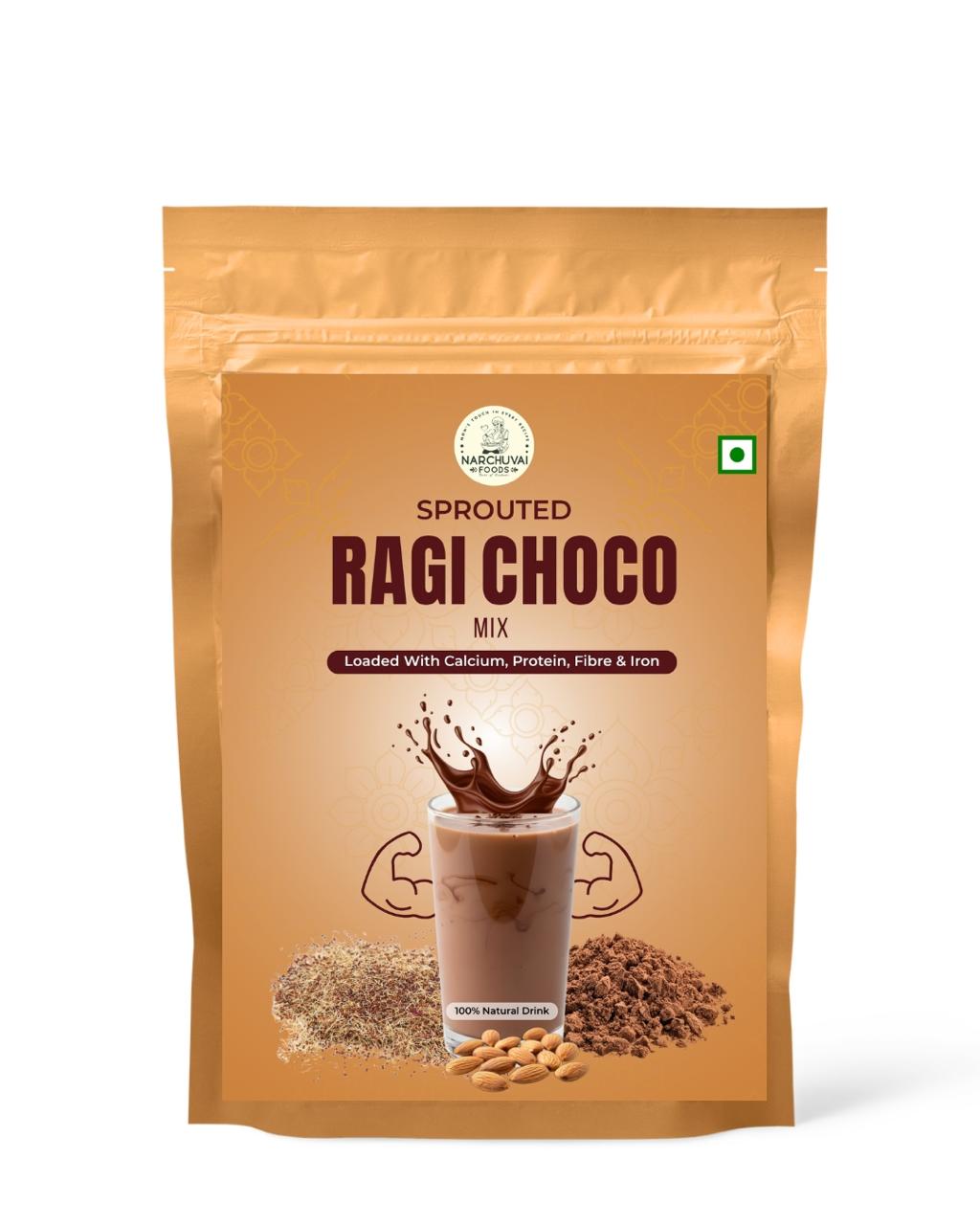 Sprouted Ragi Choco Mix